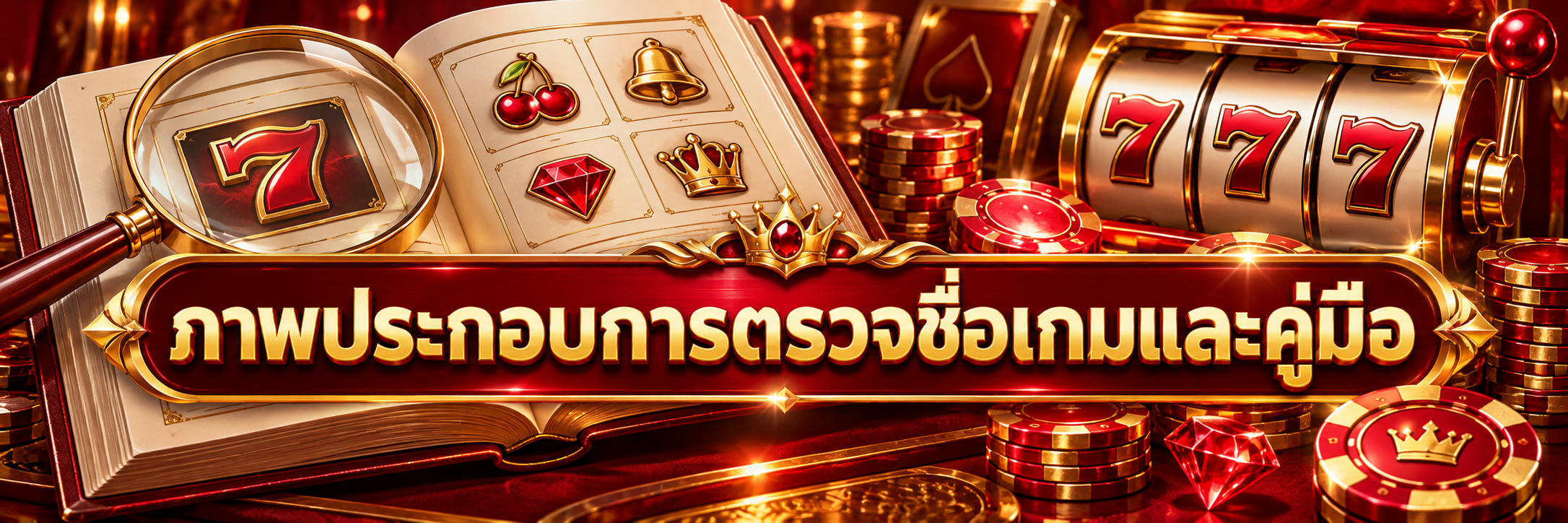 ภาพประกอบการตรวจชื่อเกมและคู่มือ