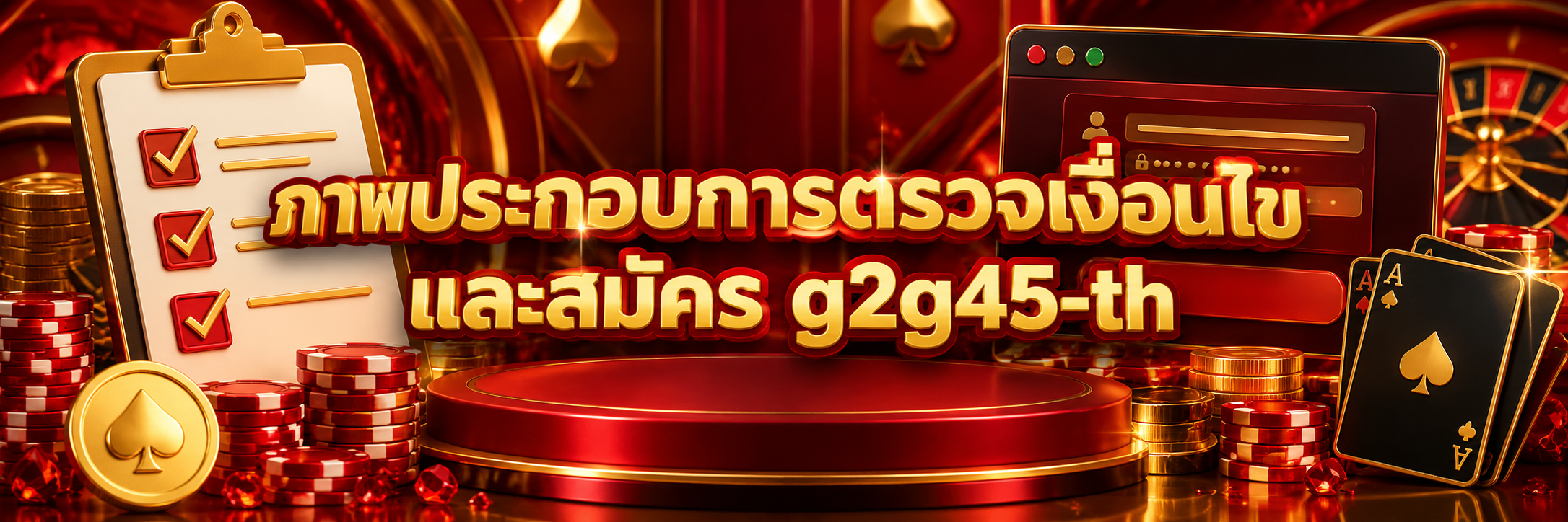ภาพประกอบการตรวจเงื่อนไขและสมัคร g2g45-th